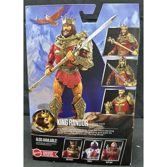 MOTU Masters of The Universe Masterverse New Eternia King Randor Action Figure - Picture 5 of 8